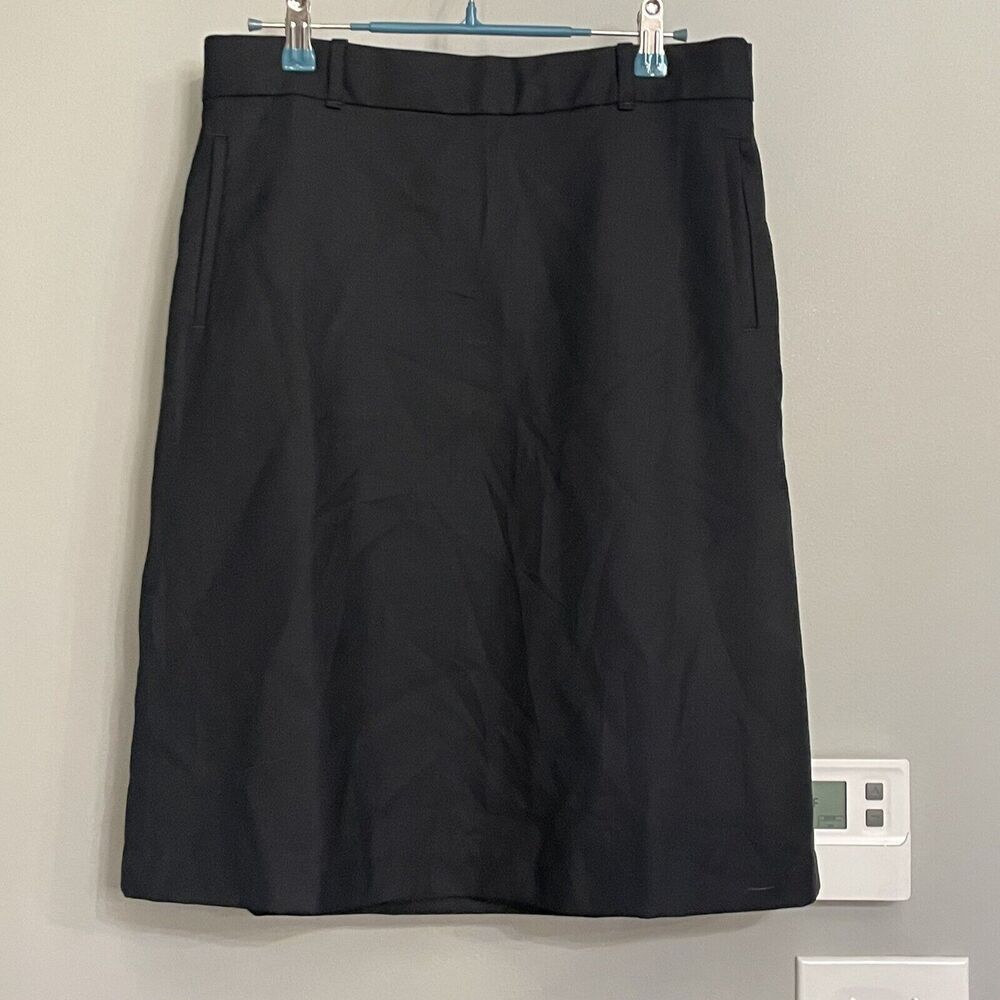LL Bean Skirt 100% Wool Straight Classic Fit Lined Women’s Sz 10 NWOT